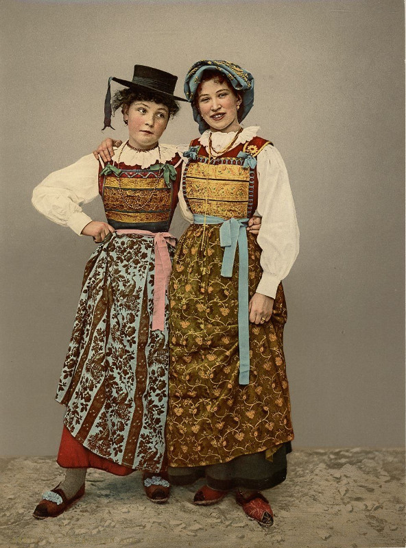 Trachten aus Ampezzo und Cadore ca. 1900