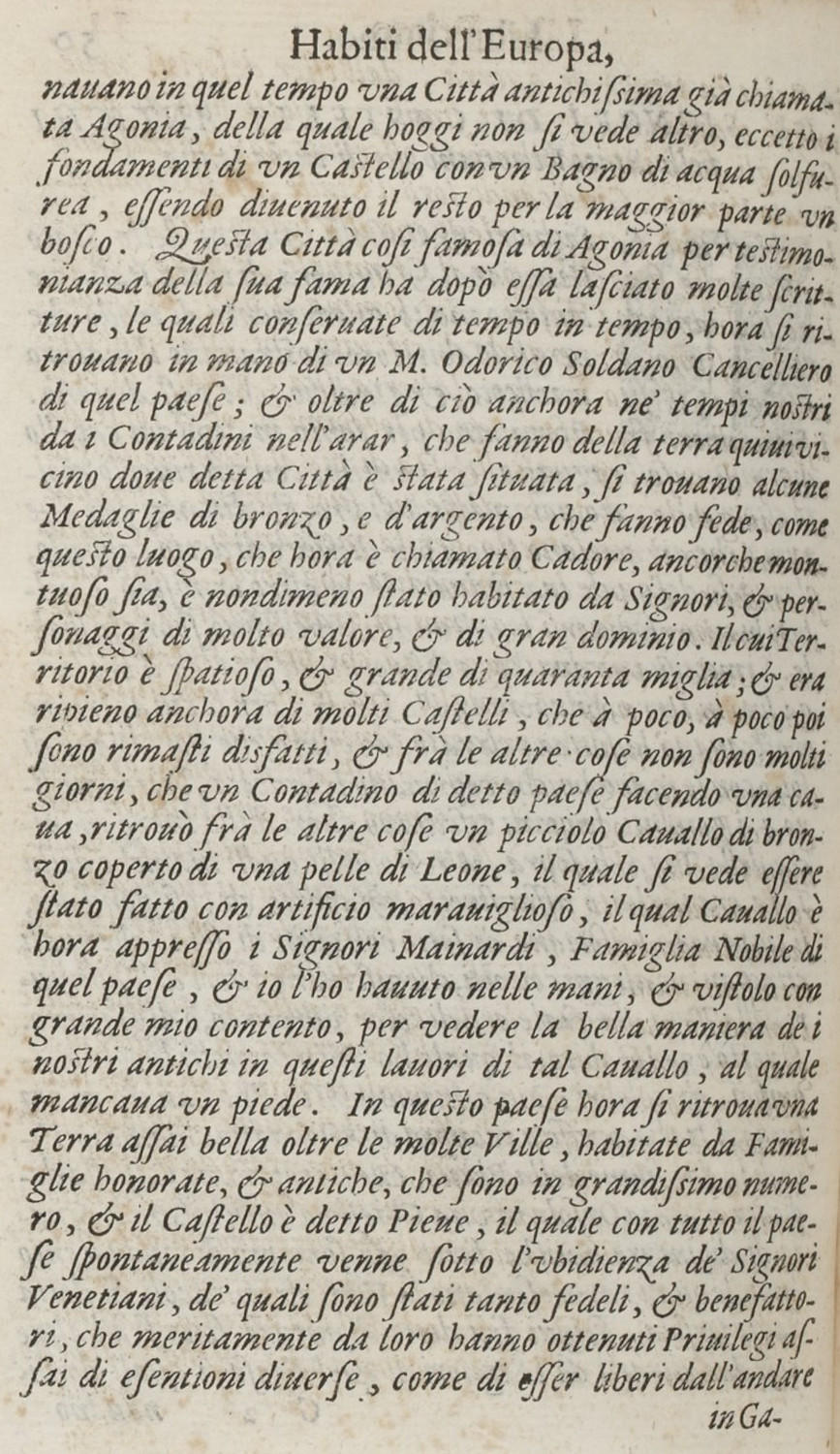 Habiti antichi et moderni
